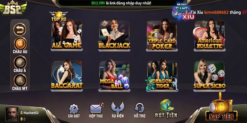Casino trực tuyến B52 - Trải nghiệm chân thực ngay tại nhà