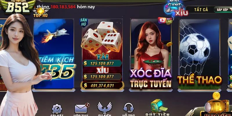 Cá cược thể thao B52 - Đa dạng môn thể thao và hệ thống kèo