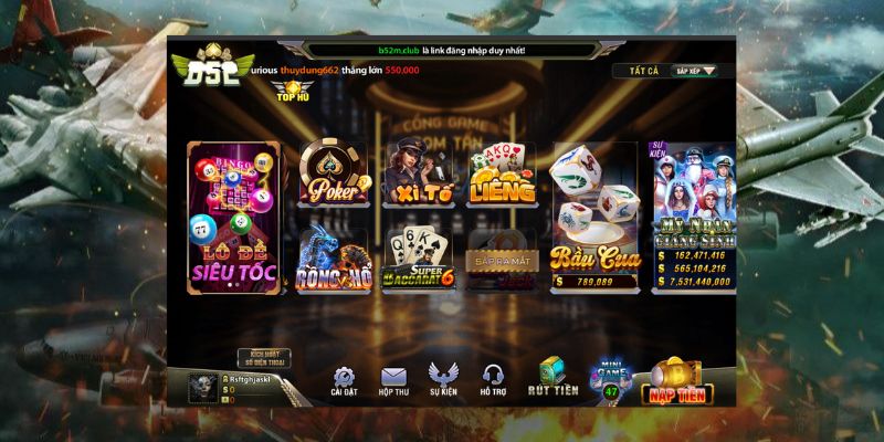 Một số game bài B52 được yêu thích nhất hiện nay